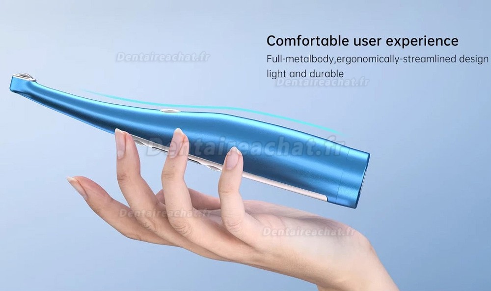 Lampe &agrave; polym&eacute;riser dentaire LED Mecco Dolphin avec radiom&egrave;tre LED int&eacute;gr&eacute; et lentille de micropolym&eacute;risation